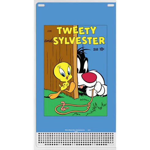 Looney Tunes Tweety Bird Sylvester Ten Cents Xbox Series S Console Skin